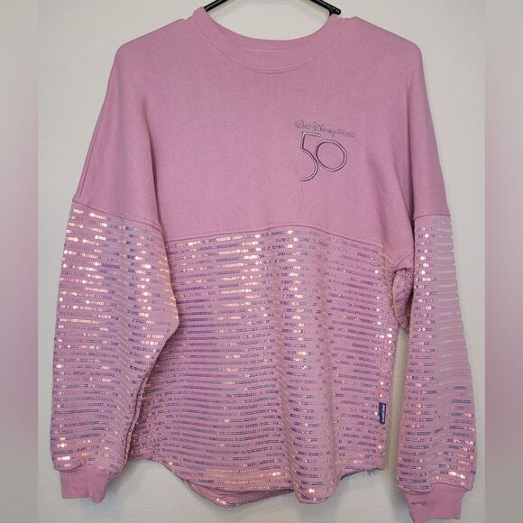 Disney Tops - EUC Walt Disney World 50th Anniversary Spirit Jersey Sweatshirt Size XS
